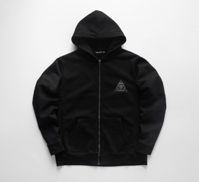 Triangle of Trust Zip hoodie Black